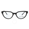 DOLCE & GABBANA DOLCE AND GABBANA DEMO CAT EYE LADIES EYEGLASSES DG3358 501 51