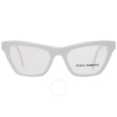 Dolce & Gabbana Dolce And Gabbana Demo Cat Eye Ladies Eyeglasses Dg3359 3312 51 In N/a