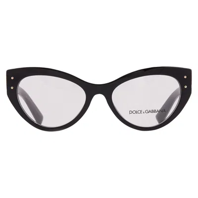 Dolce & Gabbana Dolce And Gabbana Demo Cat Eye Ladies Eyeglasses Dg3403 501 54