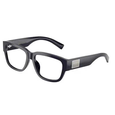 Dolce & Gabbana Dolce And Gabbana Demo Square Men's Eyeglasses Dg3423 3094 57 In Black