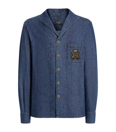 Dolce & Gabbana Dolce&gabbana Denim Shirt In Blue