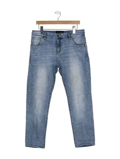 Pre-owned Dolce & Gabbana Dolce And Gabbana Denim Straight Leg Jeans In Blue