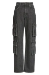 Dolce & Gabbana Cargo Trousers Featuring Wide Leg And Pockets In S9001 Variante Abbinata