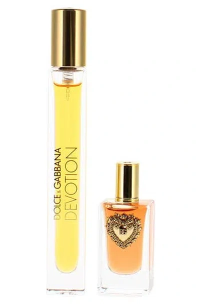 Dolce & Gabbana Dolce&gabbana Devotion Eau De Parfum Set In Transparent