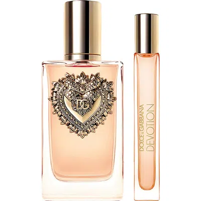 Dolce & Gabbana Dolce&gabbana Devotion Eau De Parfum Set In Transparent