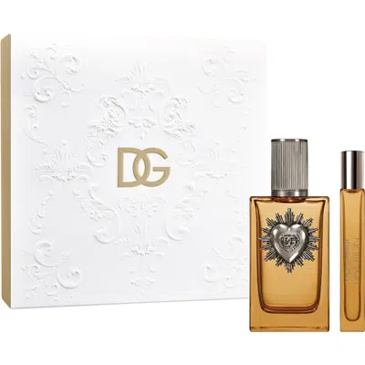 Dolce & Gabbana Devotion For Men Parfum Gift Set In Transparent