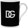 Dolce & Gabbana Dolce&gabbana Dg Log Mug In Black