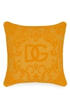 Dolce & Gabbana Cotton Cushion In Gold