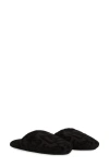 Dolce & Gabbana Logo-embroidered Slippers In Black