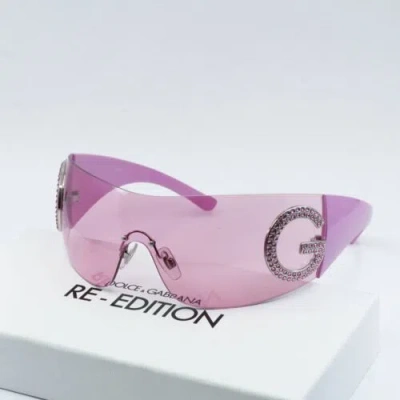 Pre-owned Dolce & Gabbana Dg2298b 05/84 Pink/pink 40-140-120 Sunglasses
