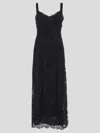 Dolce & Gabbana Lace Dress In Black