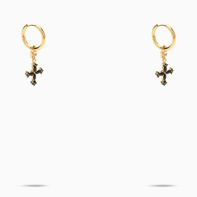 Dolce & Gabbana Dolce&gabbana | Drop Earrings With Crosses In Metal