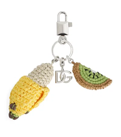 Dolce & Gabbana Dolce&gabbana Embellished Fruits Keyring