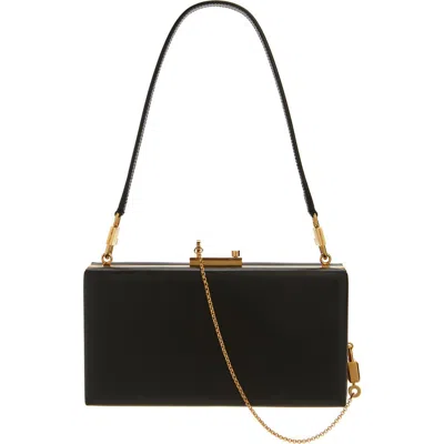Dolce & Gabbana Eva Calfskin Shoulder Bag In Nero