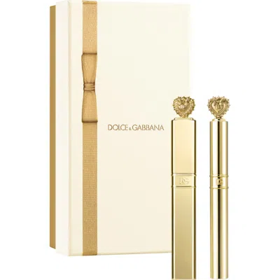Dolce & Gabbana Dolce&gabbana Flawless Beauty Mascara & Eyeliner Set $78 Value In Transparent