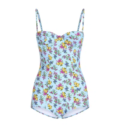 Dolce & Gabbana Dolce&gabbana Floral Balconette Underwired Swimsuit