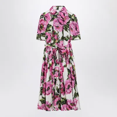 DOLCE & GABBANA DOLCE&GABBANA FLORAL SHIRT DRESS