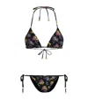 Dolce & Gabbana Adjustable Triangle Bikini Set With Thong Bottoms