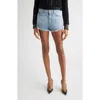 Dolce & Gabbana Dolce&gabbana Frayed Hem Denim Shorts In Blue