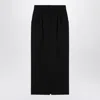 Dolce & Gabbana Black Gabardine Wool Pencil Skirt In Black