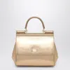 Dolce & Gabbana Gold Sicily Medium Handbag