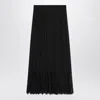 Dolce & Gabbana Dolce&gabbana Gonna Midi In Chiffon And Black Lace In Black