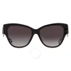 Dolce & Gabbana Dolce And Gabbana Grey Butterfly Ladies Sunglasses Dg4449 3372/p 54 In Black / Grey