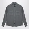 Dolce & Gabbana Dolce&gabbana Grey Cotton Over Shirt