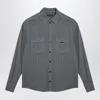 Dolce & Gabbana Dolce&gabbana Grey Cotton Over Shirt In Gray