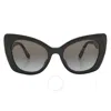 Dolce & Gabbana 53mm Gradient Butterfly Sunglasses