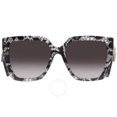 Dolce & Gabbana Dolce And Gabbana Grey Gradient Butterfly Ladies Sunglasses Dg4438 32878g 55