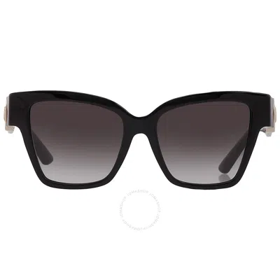 Dolce & Gabbana Dolce And Gabbana Grey Gradient Butterfly Ladies Sunglasses Dg4470 501/8g 54 In Black