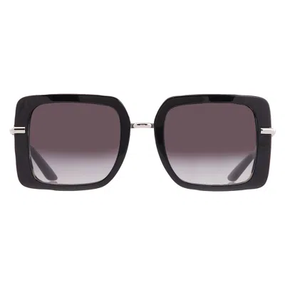Dolce & Gabbana Dolce And Gabbana Grey Gradient Square Ladies Sunglasses Dg4491 33728g 52 In Black