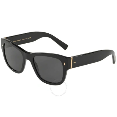 Dolce & Gabbana Open Box - Dolce And Gabbana Grey Square Men's Sunglasses Dg4338 501/87 52