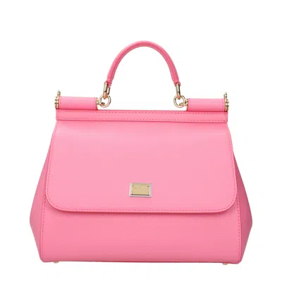 Dolce & Gabbana Pink Sicily Crossbody Bag