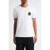 Dolce & Gabbana Heraldic Patch Short Sleeve T-shirt Size 48 In White