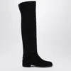 Dolce & Gabbana Over-the-knee Boots Featuring Buckle Detail In Black