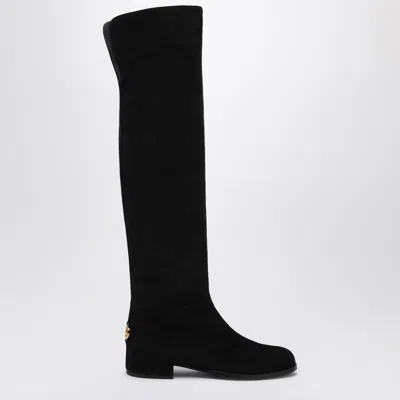 DOLCE & GABBANA DOLCE&GABBANA | HIGH SUEDE BOOT BLACK