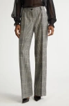 Dolce & Gabbana Low-rise Glen Plaid Pants In S8100 Quadri-check-tartan
