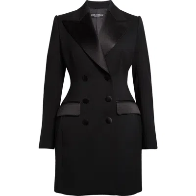 Dolce & Gabbana Black Dolcetuxedo Blazer In Nero
