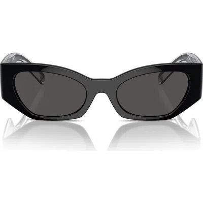 Dolce & Gabbana Dolce&gabbana Kids' 48mm Small Cat Eye Sunglasses In Orange