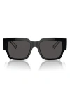 Dolce & Gabbana Dolce&gabbana Kids' 49mm Square Sunglasses In Black