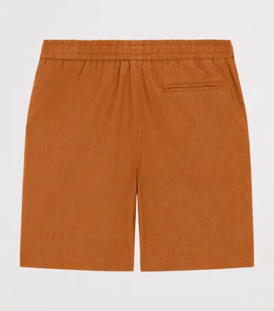 Dolce & Gabbana Dolce&gabbana Kids Calfskin Logo Belt In Orange