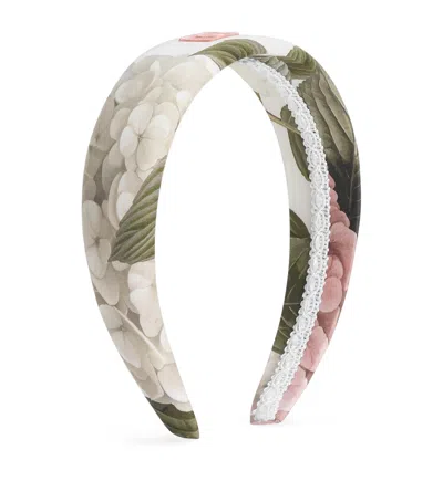 Dolce & Gabbana Dolce&gabbana Kids Cotton Floral Headband In White
