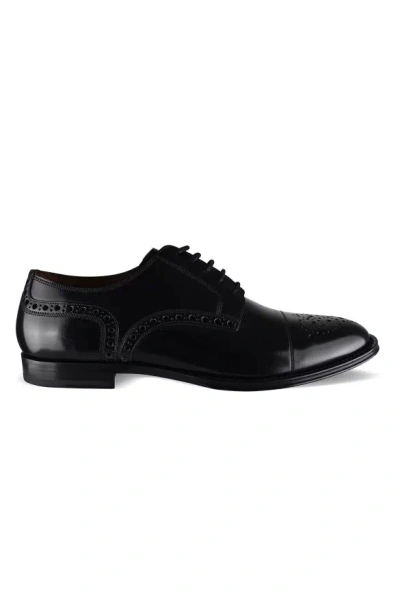 Dolce & Gabbana Dolce&gabbana Lace Up Shoe In Black