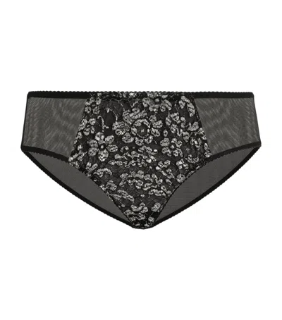 Dolce & Gabbana Dolce&gabbana Lace-mesh Floral Briefs