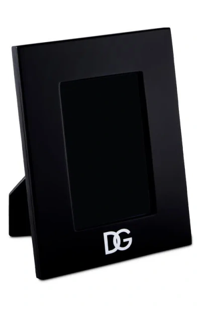 Dolce & Gabbana Bilderrahmen Mit Monogramm-print In Black