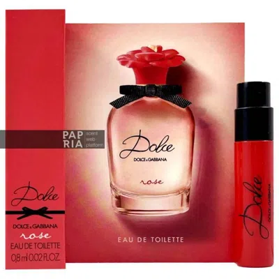 Dolce & Gabbana Dolce And Gabbana Ladies Dolce Rose Edt Spray 0.002 oz Fragrances 3423220008781 In Transparent