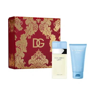 Dolce & Gabbana Dolce And Gabbana Ladies Light Blue Gift Set Fragrances 8057971187423 In Transparent