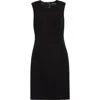 Dolce & Gabbana Dolce&gabbana Lana Sleeveless Virgin Wool Sheath Dress In N0000 Nero